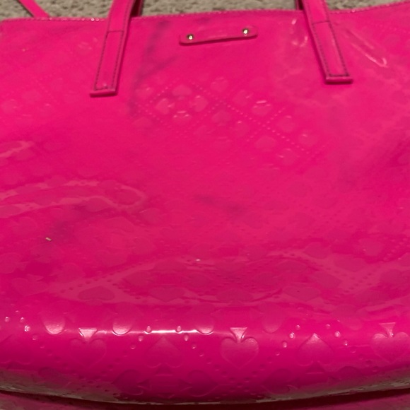 Kate Spade hot pink shoulder purse - Picture 6 of 6